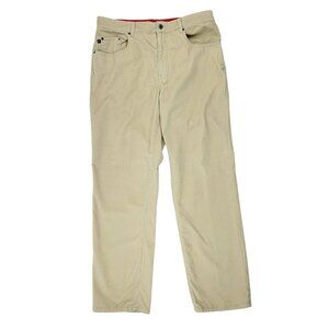 Tommy Hilfiger Corduroy Pants Men's 34x32 Straight Leg Beige Outdoor Casual NWOT